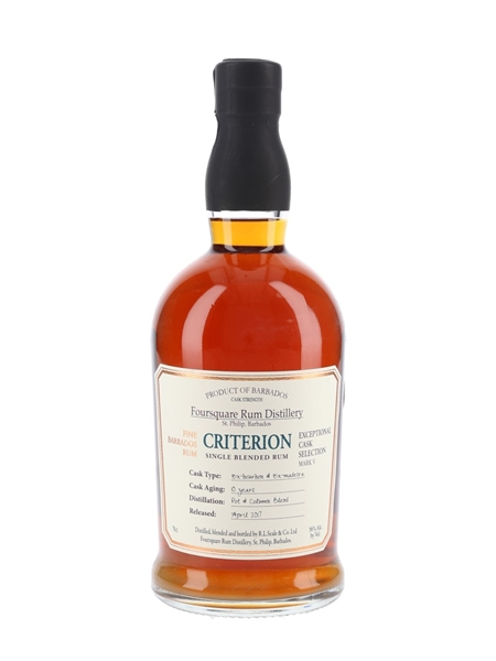 Foursquare Criterion 10 Year Old Bottled 2017 - Exceptional Cask Selection Mark V 70cl / 56%