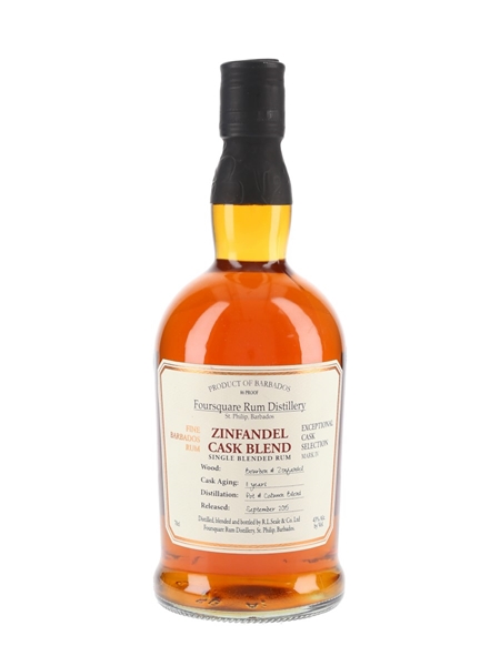 Foursquare Zinfandel Cask Blend 11 Year Old Released 2015 - Exceptional Cask Selection Mark IV 70cl / 43%