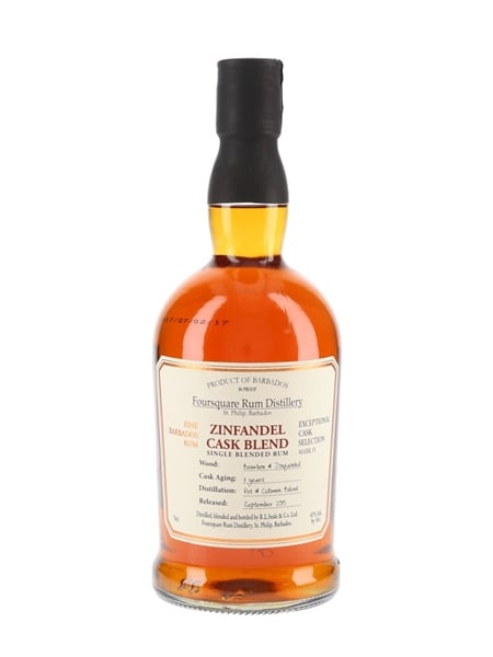 Foursquare Zinfandel Cask Blend 11 Year Old Released 2015 - Exceptional Cask Selection Mark IV 70cl / 43%