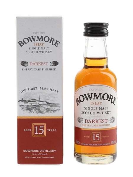 Bowmore 15 Year Old Darkest Sherry Cask Finished 5cl / 43%