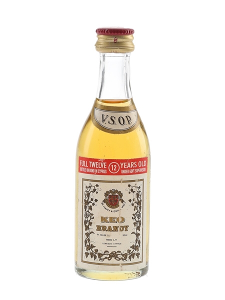 Keo 12 Year Old VSOP Brandy Bottled 1970s 5cl / 39.4%