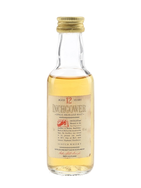 Inchgower 12 Year Old Bottled 1980s 5cl / 40%