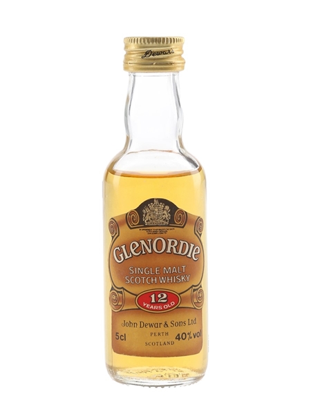 Glenordie 12 Year Old Bottled 1980s 5cl / 40%