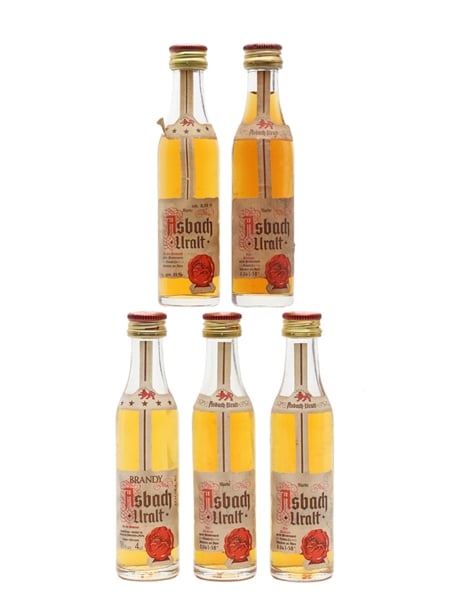 Asbach Uralt Brandy  5 x 4cl