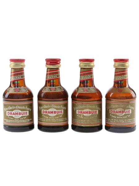 Drambuie Bottled 1980s 4 x 5cl / 40%