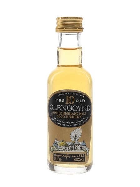 Glengoyne 10 Year Old Bottled 1990s 5cl / 40%