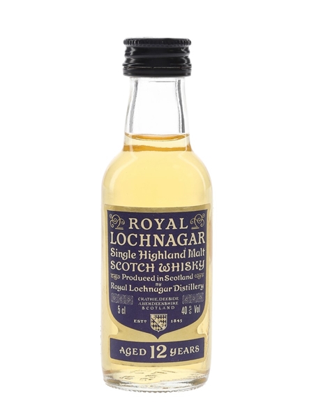 Royal Lochnagar 12 Year Old Bottled 1990s 5cl / 40%