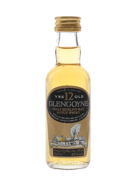 Glengoyne 12 Year Old Bottled 1980s 5cl / 43%