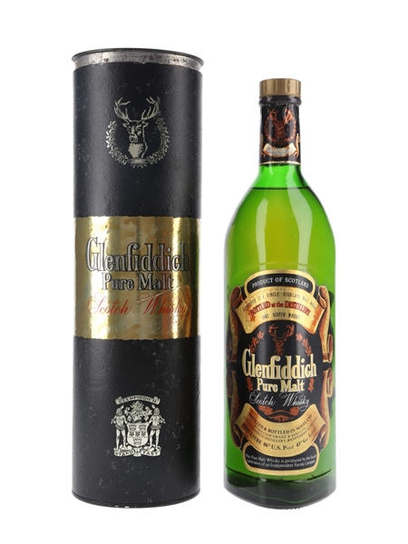 Glenfiddich Pure Malt Bottled 1970s-1980s 100cl / 43%