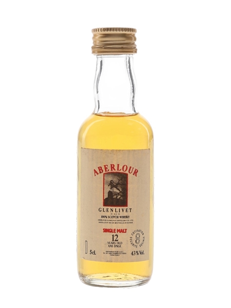 Aberlour Glenlivet 12 Year Old Bottled 1980s - GMC 5cl / 43%