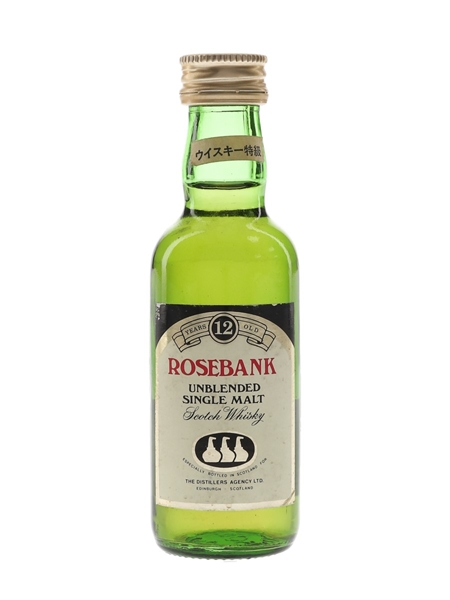 Rosebank 12 Year Old Bottled 1980s - Japanese Market 5cl / 43%