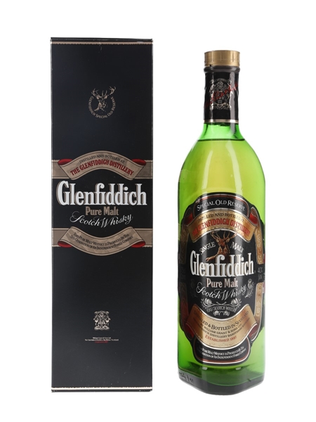 Glenfiddich Special Old Reserve Pure Malt Bottled 1980s 75cl / 40%