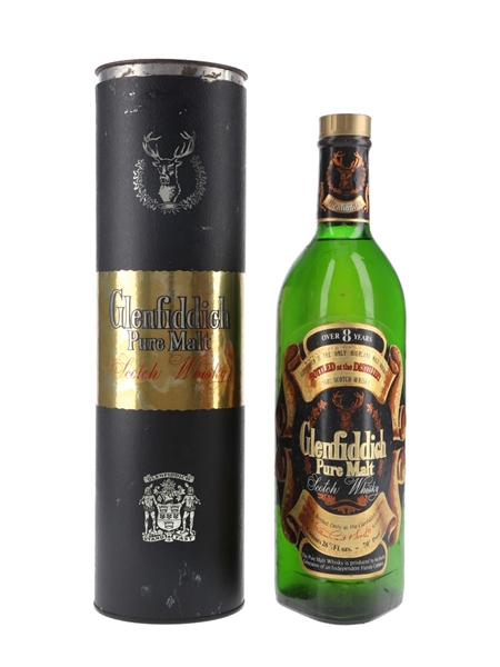 Glenfiddich 8 Year Old Pure Malt Bottled 1970s 75.7cl / 40%