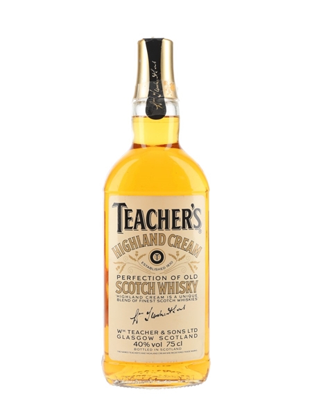 Teacher's Highland Cream Bottled 1980s 75cl / 40%