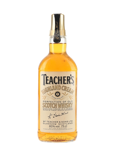 Teacher's Highland Cream Bottled 1980s 75cl / 40%