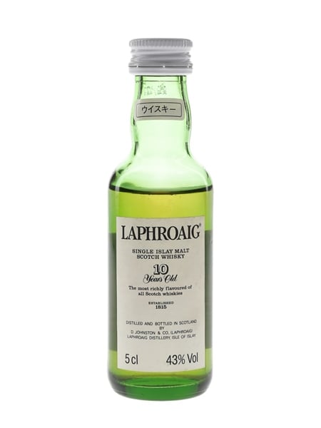 Laphroaig 10 Year Old Bottled 1980s 5cl / 43%