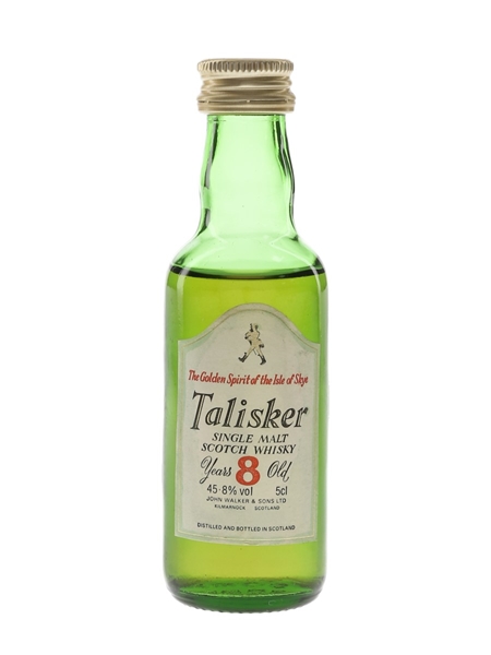 Talisker 8 Year Old Bottled 1980s 5cl / 45.8%