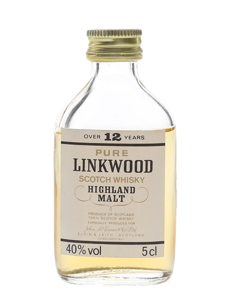 Linkwood 12 Year Old Bottled 1980s 5cl / 40%