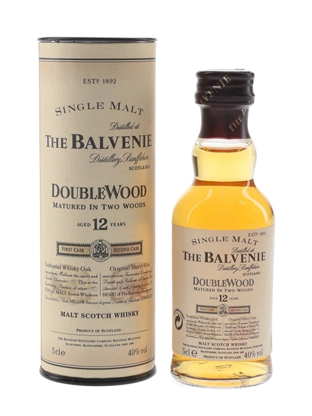 Balvenie 12 Year Old Doublewood Bottled 1990s 5cl / 40%