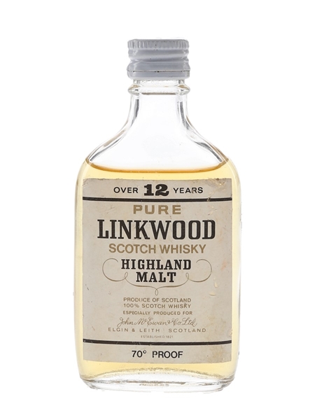 Linkwood 12 Year Old Bottled 1970s 5cl / 40%
