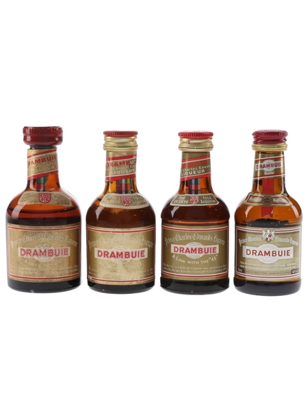 Drambuie Bottled 1960s & 1990s 4 x 5cl / 40%