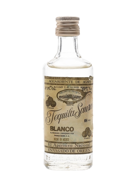 Sauza Tequila Blanco Bottled 1960s - R&C Vintners 5cl / 38%