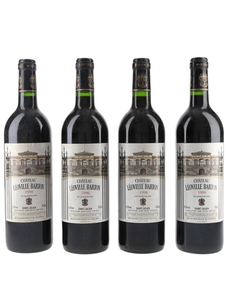 Chateau Leoville Barton 1996 Saint-Julien 4 x 75cl / 12.5%