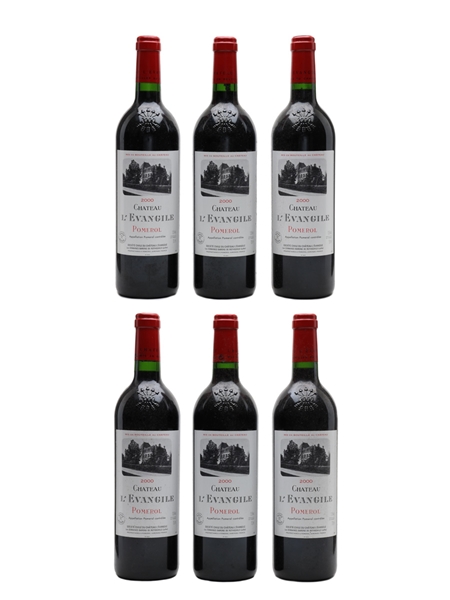 Chateau L'Evangile 2000 Pomerol 6 x 75cl / 13.5%