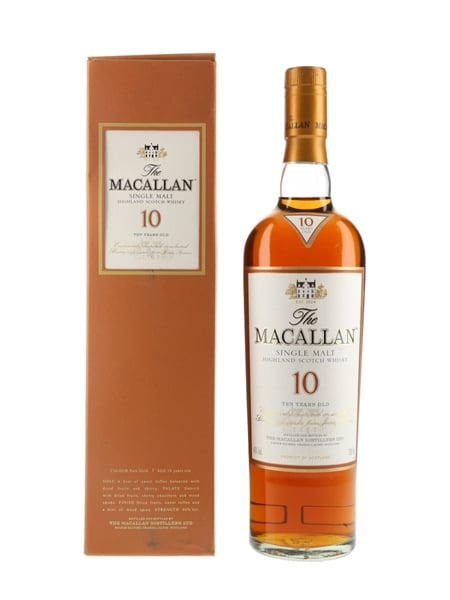 Macallan 10 Year Old Sherry Oak 70cl / 40%