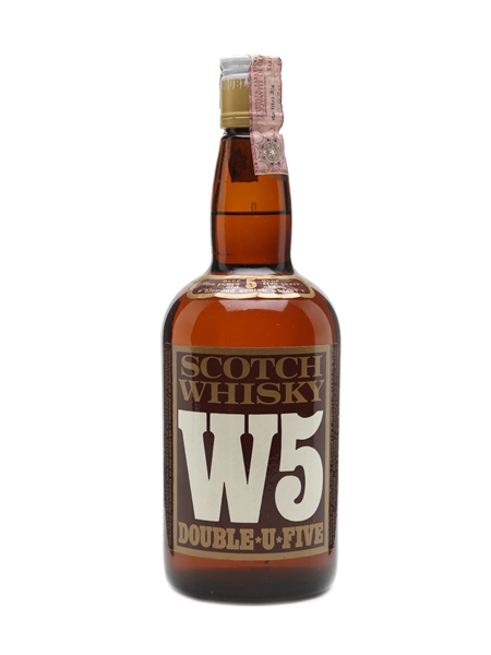 W5 Scotch Whisky Bottled 1970s 75cl / 40%