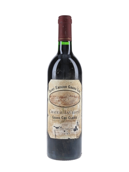 Chateau La Clotte 1988 Saint Emilion Grand Cru Classe 75cl / 12.5%