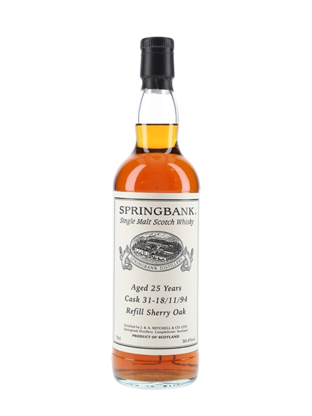 Springbank 1994 25 Year Old Private Single Cask 31  70cl / 50.4%