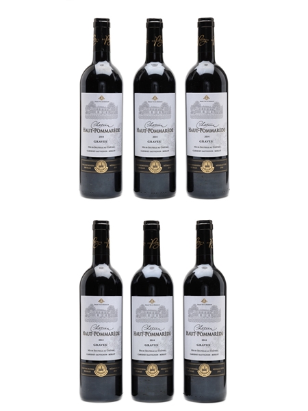 Chateau Haut Pommarede 2014 Graves 6 x 75cl / 13%