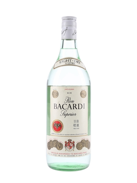 Bacardi Carta Blanca Bottled 1980s - Brazil 100cl / 40%