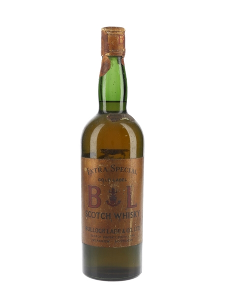 Bulloch Lade's Extra Special Gold Label Bottled 1960s - Comagital 75cl