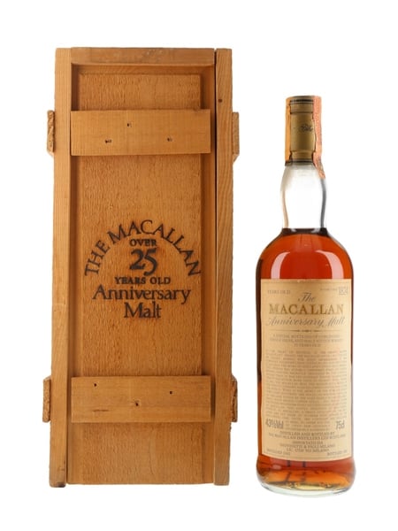 Macallan 1962 25 Year Old Anniversary Malt Bottled 1987 - Giovinetti 75cl / 43%