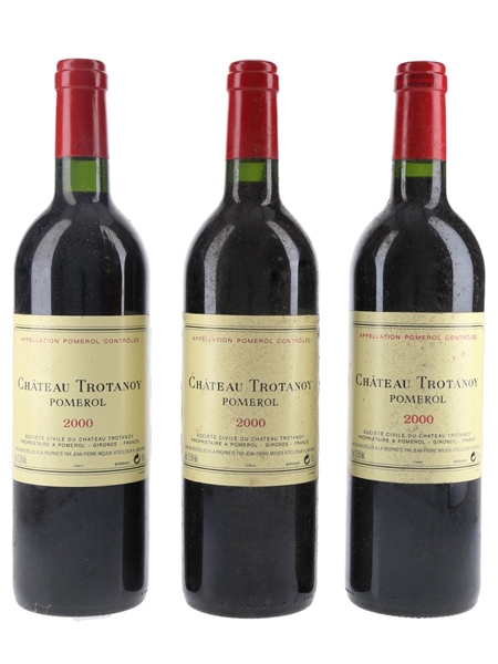 Chateau Trotanoy 2000 Pomerol 3 x 75cl / 13.5%