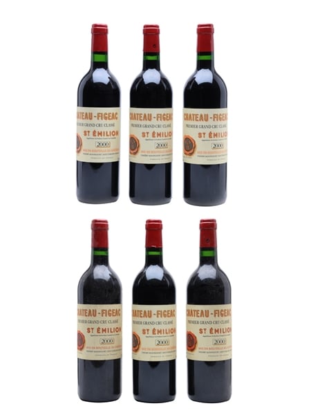 Chateau Figeac 2000 St Emilion Premier Grand Cru Classe 6 x 75cl / 13%