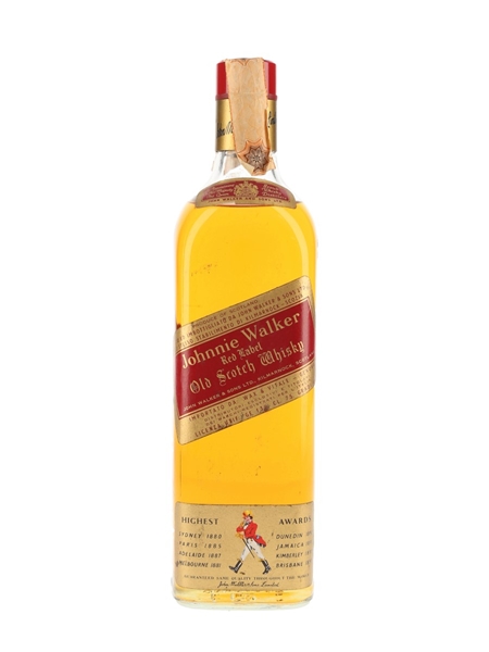 Johnnie Walker Red Label Bottled 1970s - Wax & Vitale 75cl / 40%