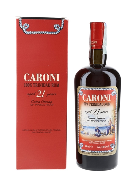 Caroni 1996 21 Year Old Extra Strong Trinidad Rum Bottled 2017 - Velier 70cl / 57.18%