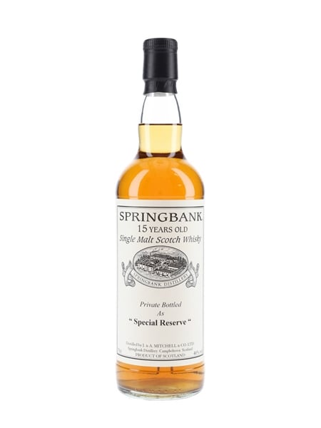 Springbank 1996 15 Year Old Special Reserve Cask 477 Private Cask Bottling 70cl / 46%