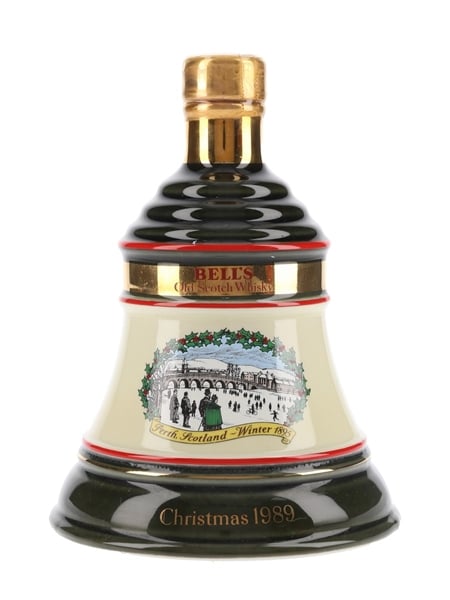 Bell's Christmas 1989 Ceramic Decanter Perth Winter 1895 75cl / 43%