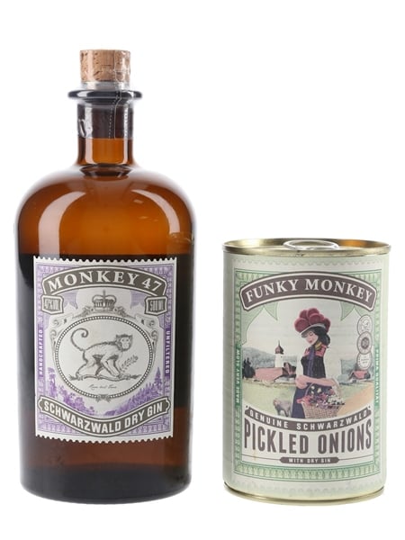 Monkey 47 Gin Bottled 2018 - Funky Monkey Pickled Onions 50cl / 47%