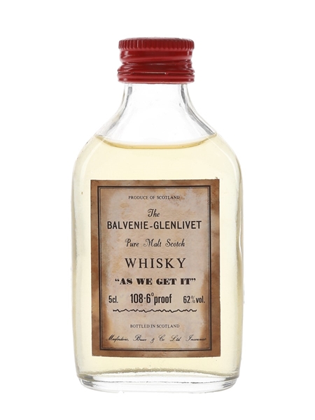 Balvenie-Glenlivet As We Get It Macfarlane, Bruce & Co. 5cl / 62%