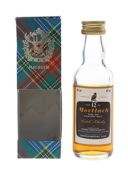 Mortlach 12 Year Old Bottled 1980s - Gordon & MacPhail 5cl / 40%