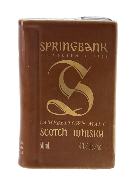 Springbank Volume IV Bottled 1980s - Ceramic Book 5cl / 43%