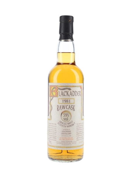 Lochside 1981 Raw Cask Bottled 2001 - Blackadder 70cl / 59%