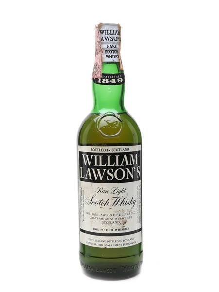 William Lawson's Rare Light Blended Scotch Bottled 1970s 75cl / 40%