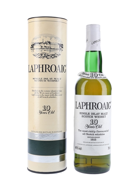 Laphroaig 10 Year Old Bottled 1990s - Pre Royal Warrant 70cl / 40%