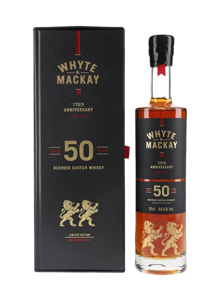 Whyte & Mackay 1966 50 Year Old Bottled 2019 - 175th Anniversary 50cl / 44.6%